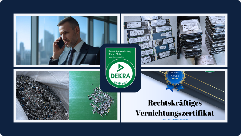 HDD- und SSD-Vernichtung für sensible Unternehmensdaten
