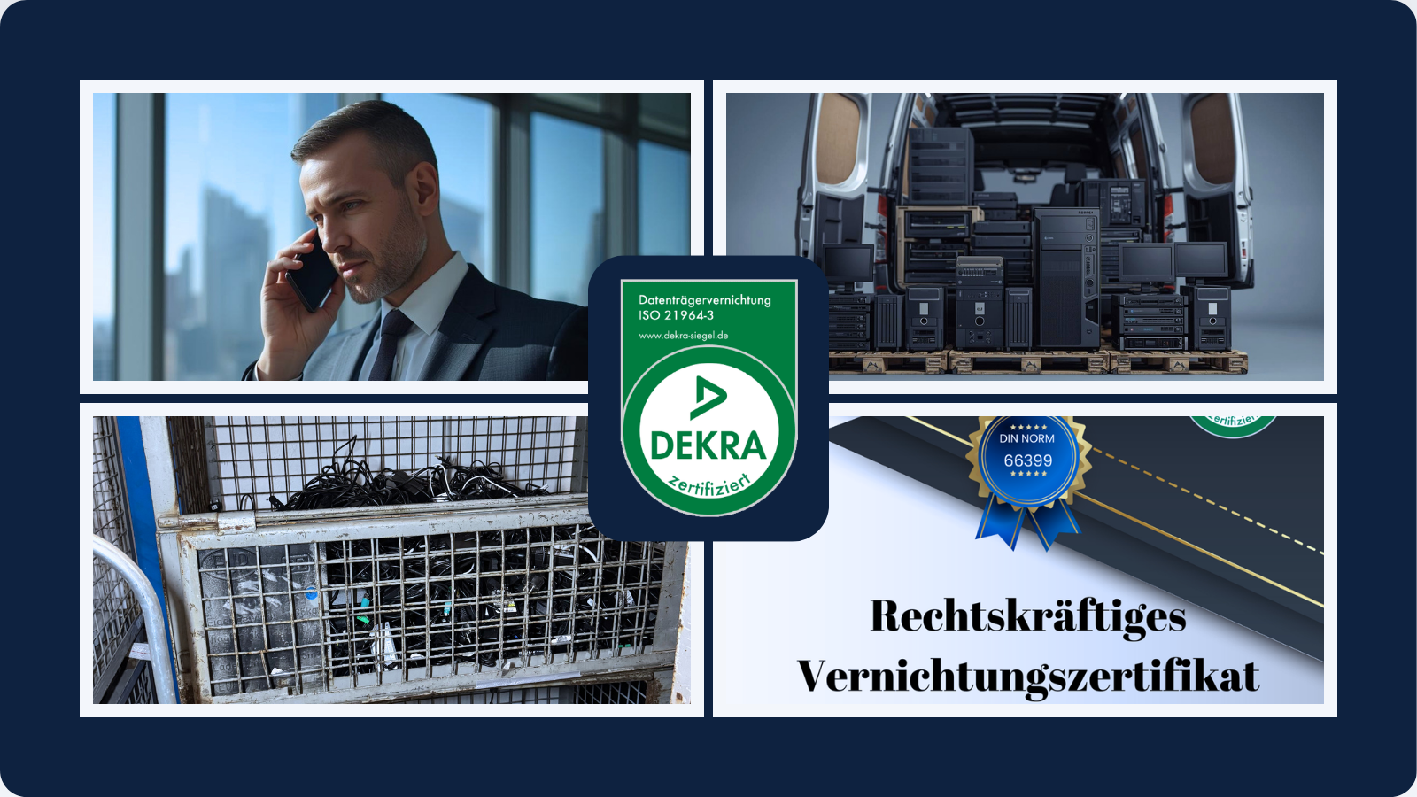 IT-Abholung für mehrere Unternehmensstandorte
